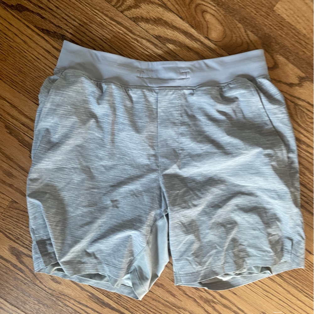 Lululemon mens shorts. Grey/gray. Size medium.